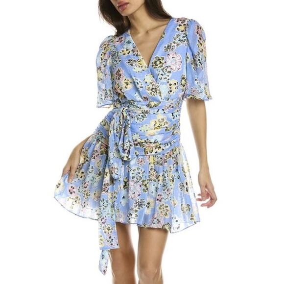 TANYA TAYLOR Brynn Mini Dress floral print sz 8 - Picture 1 of 8